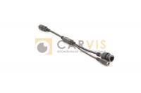 Кабель 6-pin (папа) - RJ45 (мама) + 1 power, 0,2 метра Кабель 6-pin (папа) - RJ45 (мама) + 1 power, 0,2 метра