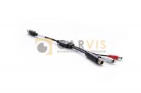 Кабель 4-pin (мама) — 4-pin (папа) + 1 audio + 1 power, 0,2 метра Кабель 4-pin (мама) — 4-pin (папа) + 1 audio + 1 power, 0,2 метра