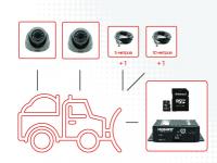 Комплект видеонаблюдения для техники коммунальных служб мовирег