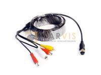 Кабель 4pin(мама) - 1video+1audio+2 power, 5 метров Кабель 4pin(мама) - 1video+1audio+2 power, 5 метров
