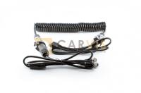 Кабель 2×4-pin (мама) — 2×4-pin (папа) спиральный, 4 метра Кабель 2×4-pin (мама) — 2×4-pin (папа) спиральный, 4 метра