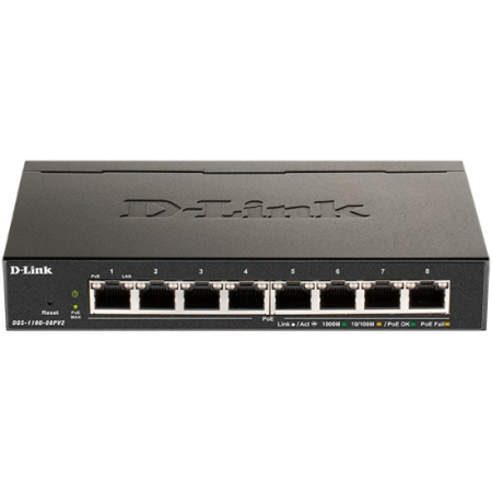 Коммутатор DL-DGS-1100-08PV2/A3A