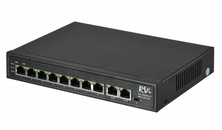 Коммутатор RVi-1NS08F-2T на 8 портов poe