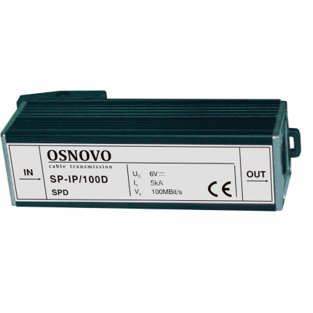 Устройство грозозащиты Osnovo SP-IP/100D Устройство грозозащиты Osnovo SP-IP/100D