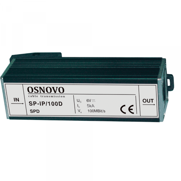 Устройство грозозащиты Osnovo SP-IP/100D Устройство грозозащиты Osnovo SP-IP/100D
