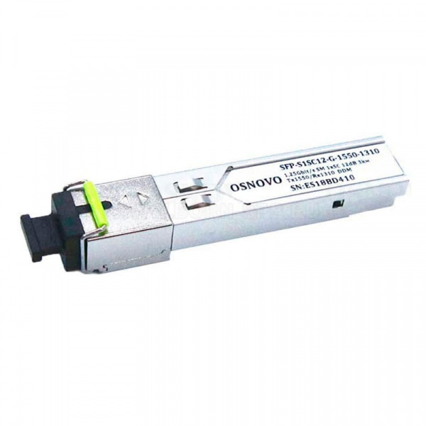 SFP модуль OSNOVO SFP-S1SC12-G-1550-1310-I SFP модуль OSNOVO SFP-S1SC12-G-1550-1310-I