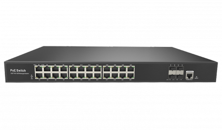 Коммутатор RVi-2NSM24G-4SP rev.2 на 24 порта POE